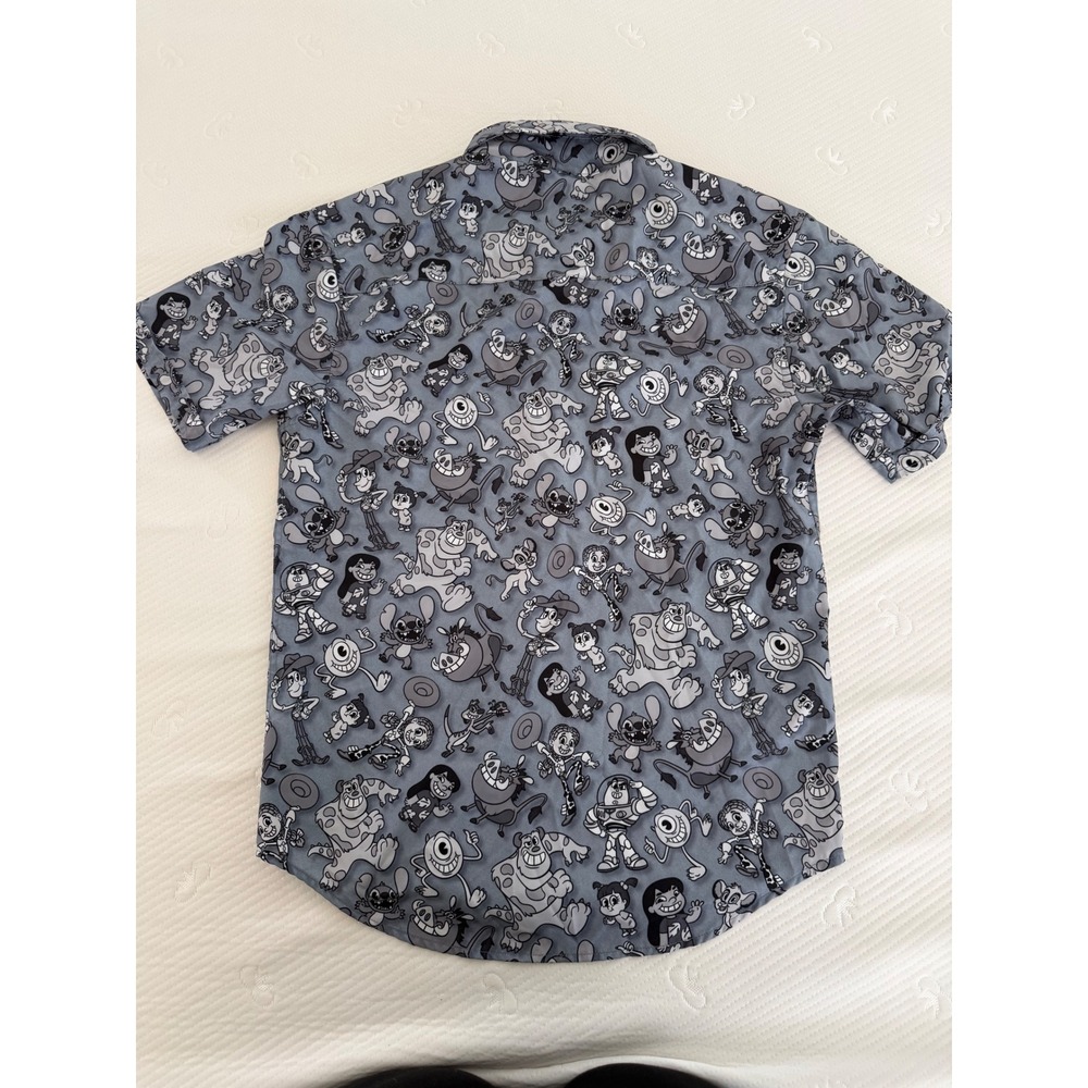 RSVLTS Disney 100 Pie-Eyed Party KUNUFLEX Short Sleeve Shirt Men's Small
